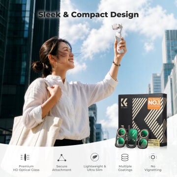 K&F Concept Insta360 Luna Ultra Filtre Kiti