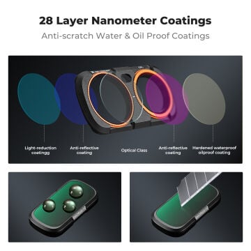 K&F Concept Insta360 Luna Ultra Filtre Kiti