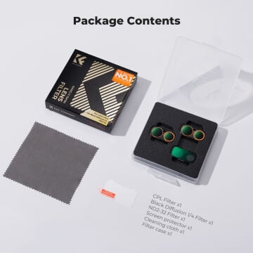 K&F Concept Insta360 Luna Ultra Filtre Kiti