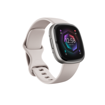 Fitbit Sense 2 Akıllı Saat (Platinyum-Ay Beyazı)