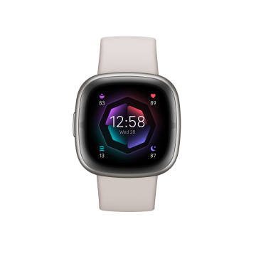 Fitbit Sense 2 Akıllı Saat (Platinyum-Ay Beyazı)