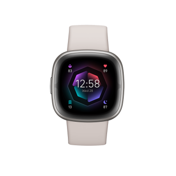 Fitbit Sense 2 Akıllı Saat (Platinyum-Ay Beyazı)