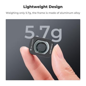 K&F Concept Osmo Pocket 4 Geniş Açı Lens