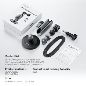 Telesin Manyetik Suction Cup