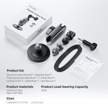 Telesin Manyetik Suction Cup