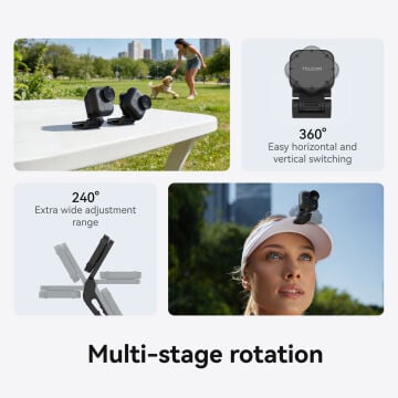 Telesin Go Ultra Magnetic Pivot Clip