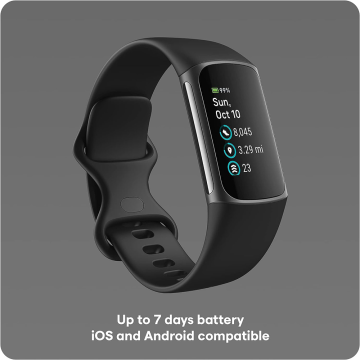 Fitbit Charge 5 (Siyah) Outlet Ürünü