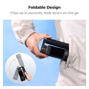 K&F Concept Insta360 X5 Selfie Çubuğu (Katlanabilir, 89 cm)