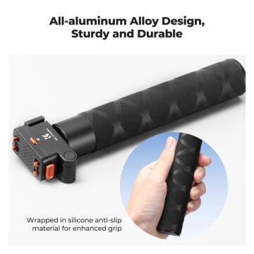 K&F Concept Insta360 X5 Selfie Çubuğu (Katlanabilir, 89 cm)