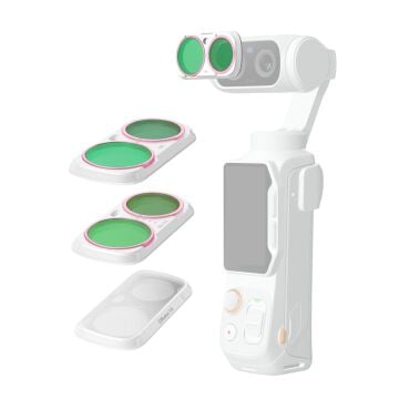 Telesin Insta360 Luna Ultra Manyetik Filtre Kiti (CPL, VND 2-32, Black Mist 1/4)