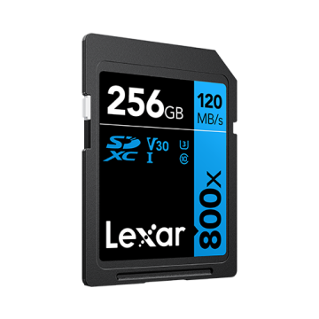 Lexar SD Card High-Performance 800xPRO UHS-I BLUE Series 256 GB