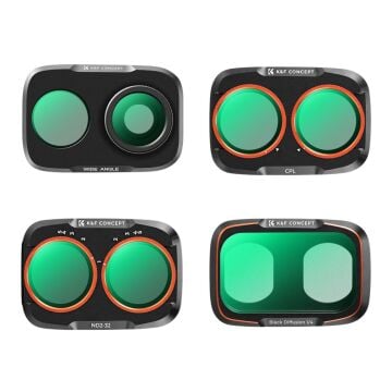 K&F Concept Osmo Pocket 4P Lens ve Filtre Seti - Metal Versiyon