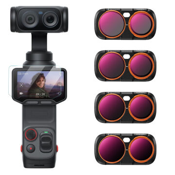 K&F Concept Insta360 Luna Ultra ND/PL Filtre Seti (ND/PL8/16/32/64)