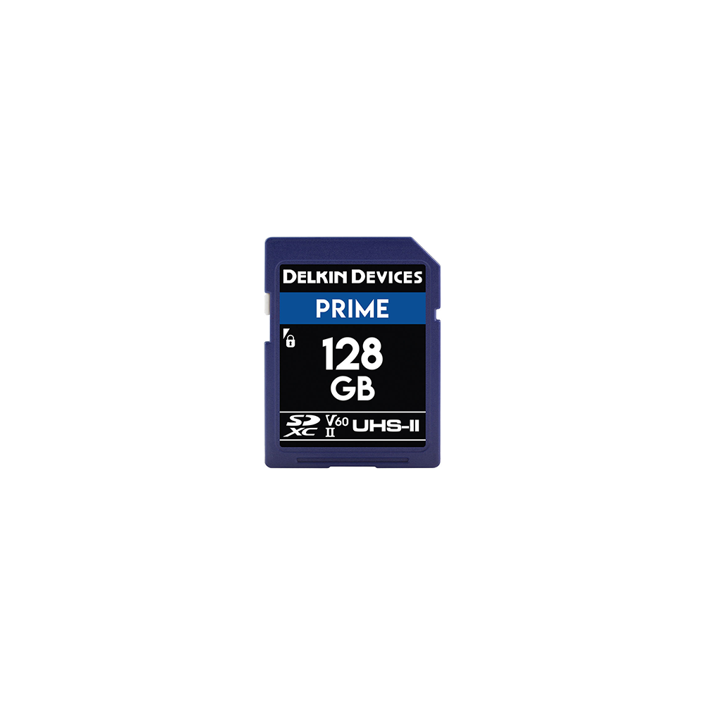 Delkin Devices 64/256/512 GB Prime UHS-II SDXC (V60) Hafıza Kartı 128 GB