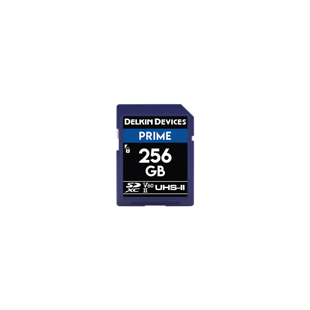Delkin Devices 64/256/512 GB Prime UHS-II SDXC (V60) Hafıza Kartı 256 GB