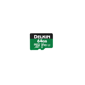 Delkin 64GB Power UHS-II (V90) Micro SD Hafıza Kartı