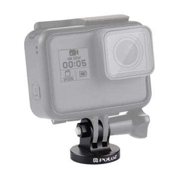 PULUZ 1/4 İnç Tripod Adaptörü Aksiyon Kamera CNC (Siyah)