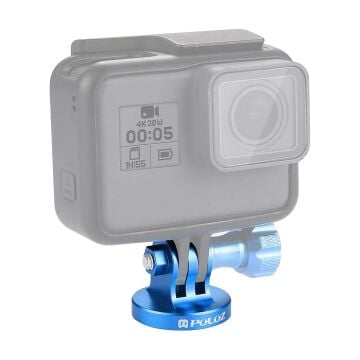 PULUZ 1/4 İnç Tripod Adaptörü Aksiyon Kamera CNC (Mavi)