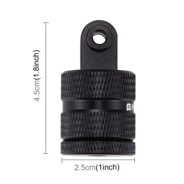 PULUZ 1/4 İnç Yuvalı CNC Tripod Dönüştürücü Adaptör
