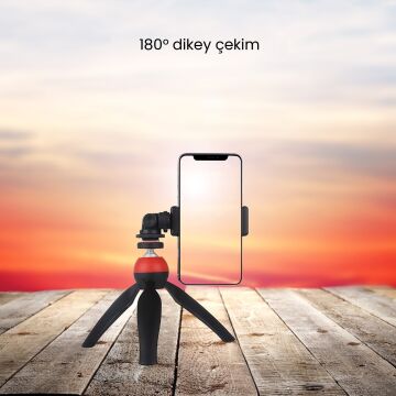 PULUZ 1/4 İnç Yuvalı Cold Shoe Flaş Kızağı Tripod Adaptörü