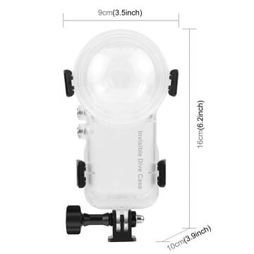 PULUZ Insta360 X4 Air 50m Su Altı Dalış Kabı (Dive Case)