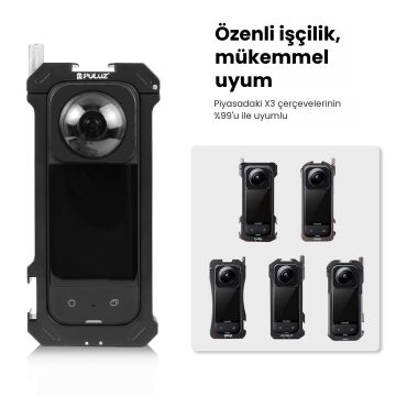 PULUZ Insta360 X3 Lens Koruyucu (Optik Cam)