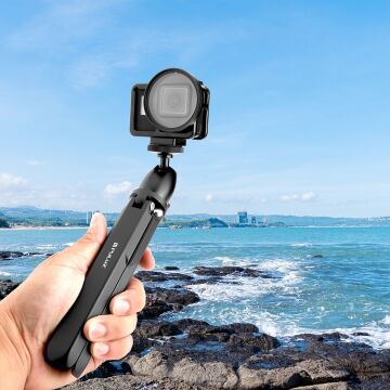 PULUZ Osmo Pocket ve Insta360 Uyumlu Mini Metal Tripod