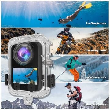 PULUZ Osmo 360 / 360 II 40m Su Altı Dalış Kabı (Dive Case)