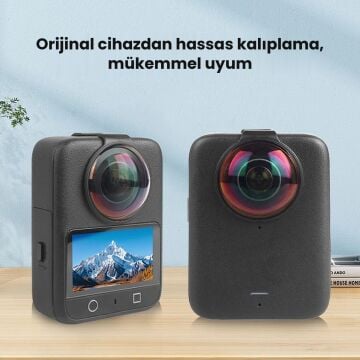 PULUZ DJI Osmo 360 Temperli Cam Lens Koruyucu
