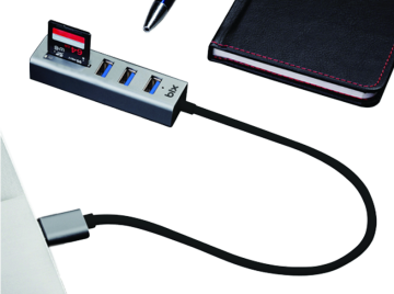 Bix Daytona Usb 3.0 3 Port Hub + Kart Okuyucu