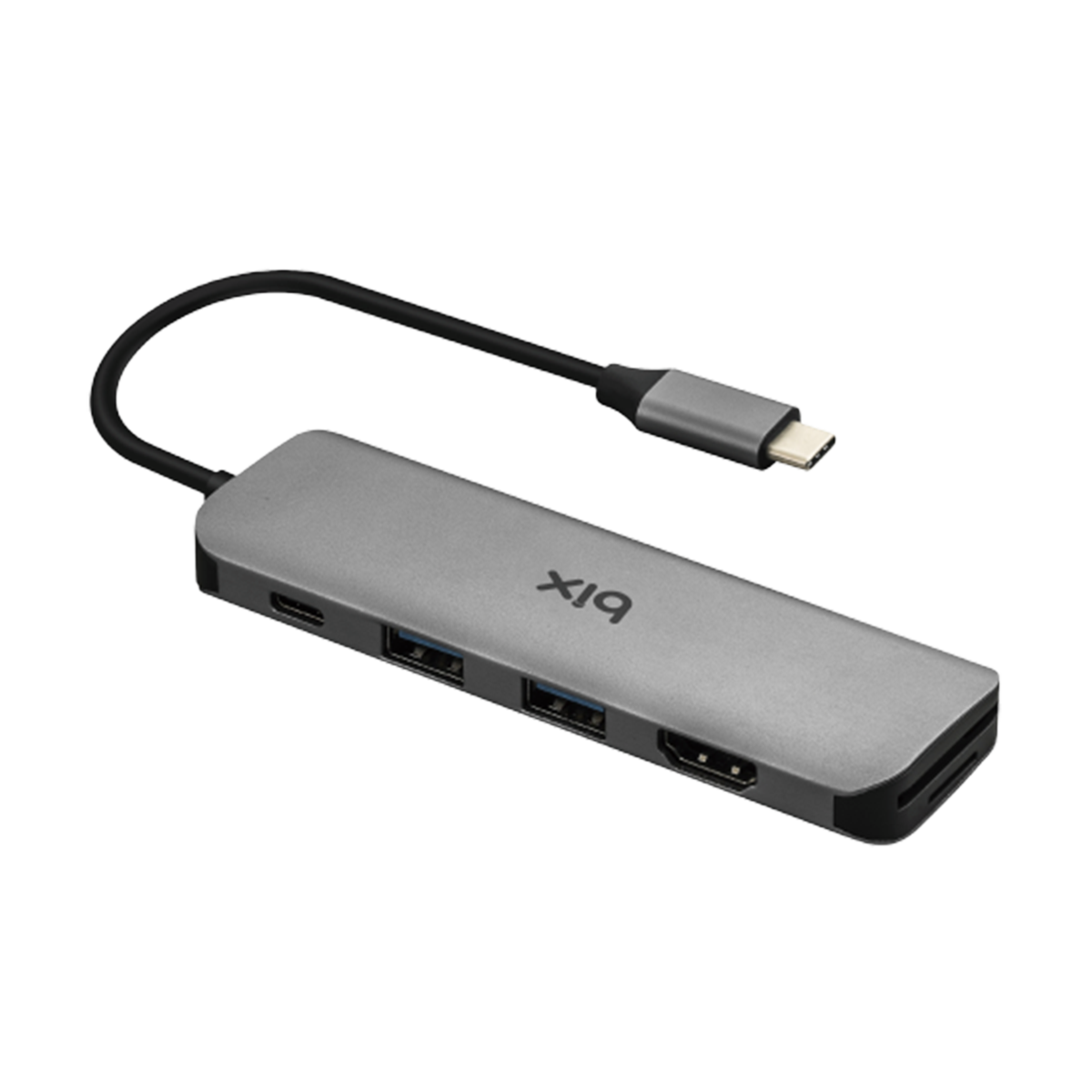 Bix Daytona Type-C OTG 2 Port HUB (USB 3.0) + HDIMI + PD