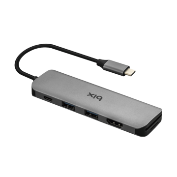 Bix Daytona Type-C OTG 2 Port HUB (USB 3.0) + HDIMI + PD