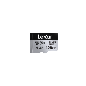 Lexar Micro SDXC 128GB Professional Silver Plus