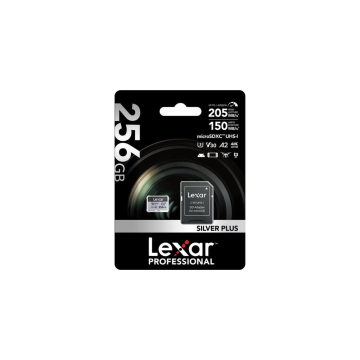 Lexar Micro SDXC 256GB Professional Silver Plus