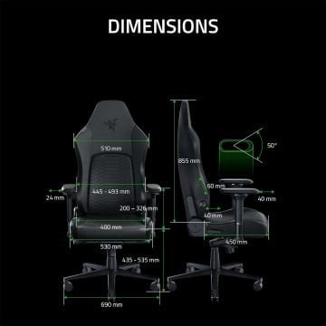 Razer Iskur V2 (Siyah)