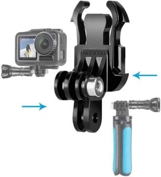 Telesin Aksiyon Kamera i Çift Ayak J-Kanka Aksesuar Tokası